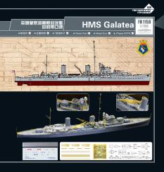 HMS Galatea Light Cruiser Limited Edition (800 sets) 