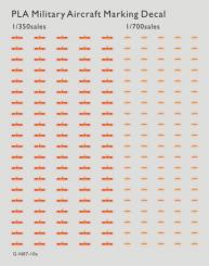 PLA Military Aircraft Decal 