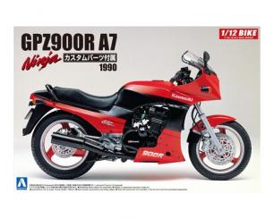 Kawasaki GPZ900R Ninja A7 1990 with Custom Parts 