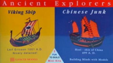 Ancient Explorers 1/240 Viking Ship & 1/72 Chinese Junk 