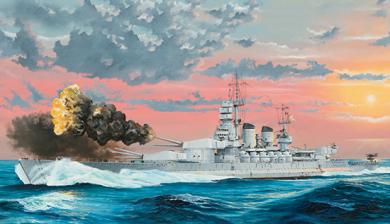 Italian Navy Battleship RN Littorio 1941 