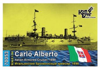 Carlo Alberto, Italian Armored Cruiser, 1898 