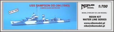 Sampson USS DD-394 1943 