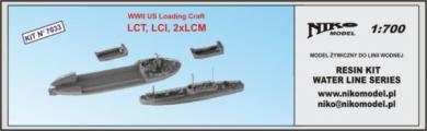 Loading Craft WWII US LCT, LCI, 2xLCM 