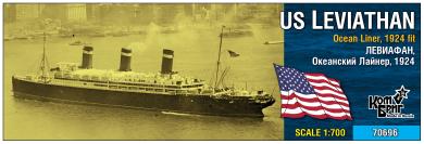 PREORDER: SS Leviathan Ocean Liner, 1924 -waterline- 