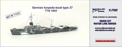 German Torpedo-Boat Type 37 T18 1941 