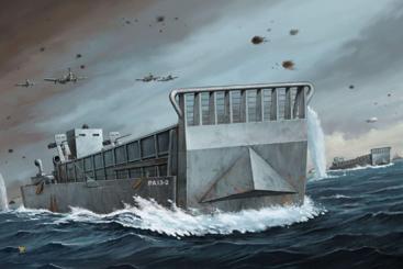 WW2 LCM 3 USN Vehicle Landing Craft 
