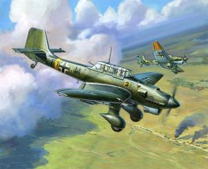 1/144 German dive bomber Junkers JU-87 82 Stuka 