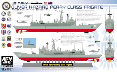 US Navy Oliver Hazard Perry Class Frigate (Full Hull) 