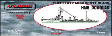 HMS Douglas Flottilla Leader Scott Class 1942 