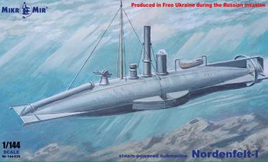 1/144 Nordenfelt-I steam-powered submarine 1884 