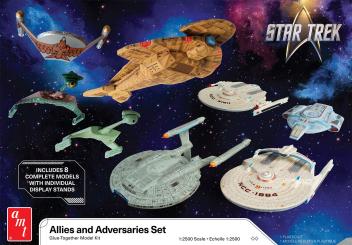 1/2500 Star Trek Adversaries & Allies 8 Ship Set 