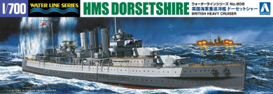 British Heavy Cruiser HMS Dorsetshire retooled 