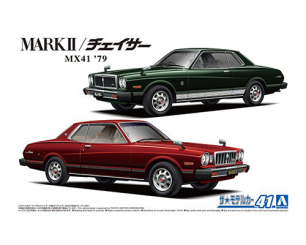 1/24 Toyota MX41 Mark II / Chaser '79 (2 kits) 