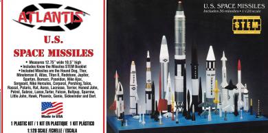 1/128 U.S. Space Missiles - 36 Missiles 