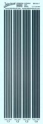 Streifen Schwarz 1,1 - 1,4 mm Stripes Black 