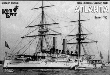 Atlanta USS Cruiser, 1886 