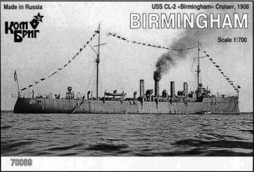 USS Birmingham CL-2, Cruiser 1908 