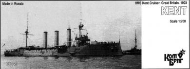 Kent HMS Cruiser GB 1903 