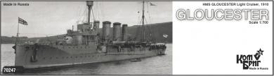 Gloucester HMS Light Cruiser GB 1910 