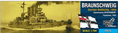 SMS Braunschweig German Battleship, 1904 