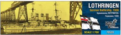 SMS Lothringen German Battleship, 1906 