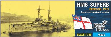 HMS Superb, Battleship 1909 