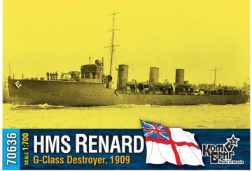 HMS Renard, G-class destroyer 1909 