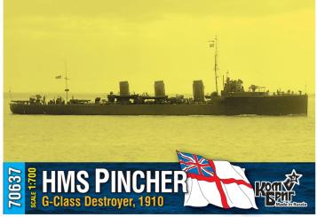 HMS Pincher, G-class destroyer 1910 