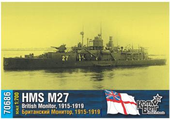 HMS M-27 British Monitor, 1915-1919 