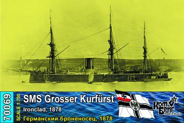 SMS Grosser Kurf&uuml;rst, Ironclad, 1878 