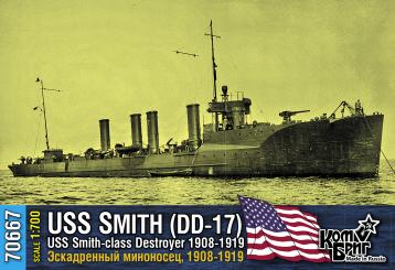 USS Smith (DD-17), Smith-class Destroyer, 1908-1919 