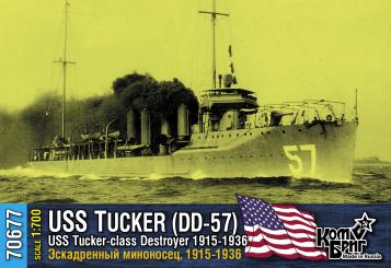 USS Tucker (DD-57), Tucker-class Destroyer, 1915-1936 