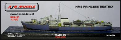 British landing ship HMS Princess Beatrix 