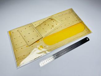 1/35 wooden deck upgrade for Border Model Akagi Bridge 