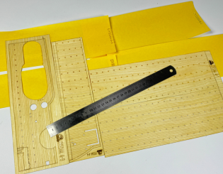 1/72 wooden deck upgrade for Takom Akagi Bridge 