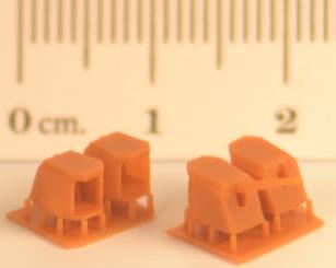 Single 15 cm Guns on C/35 Mounts -DKM Battlecruisers (4 pcs) 