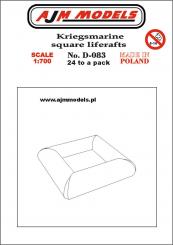 Kriegsmarine square Liferafts (x24) 