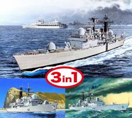 HMS Type 42 Destroyer Batch 1-3 (3 in 1 kit) 