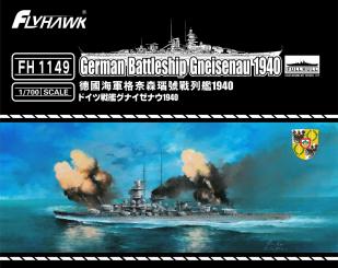 German Battleship Gneisenau 1940 