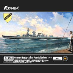 Im Zulauf: 1/700 German Heavy Cruiser Admiral Scheer 1940 
