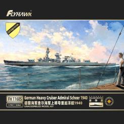 Im Zulauf: 1/700 German Heavy Cruiser Admiral Scheer 1940 Deluxe 