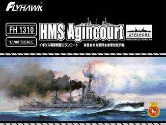 HMS Agincourt British Battleship 