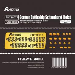 German Battleship Scharnhorst 1943 "Hoist" 