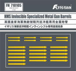 HMS Invincible specialized metal barrel set 