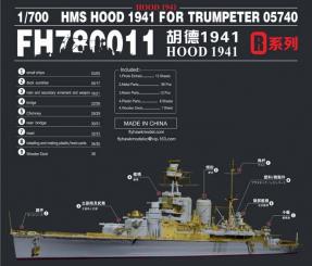 HMS Hood 1941 (for Trumpeter 05740) 