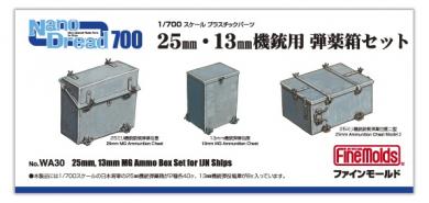 25mm, 13mm MG Ammo Box set for IJN ships 