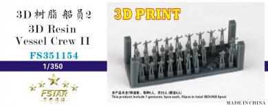 3D Resin Vessel Crew II (7 gestures\; 5 pcs. each) 