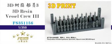 3D Resin Vessel Crew III (6 gestures\; 5 pcs. each) 