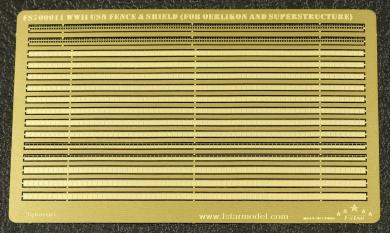 WWII USN Fence & Shield (for oerlikon and superstructure) 